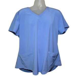 Contego Active Men's XL Blue Medical Scrub Uniform Top